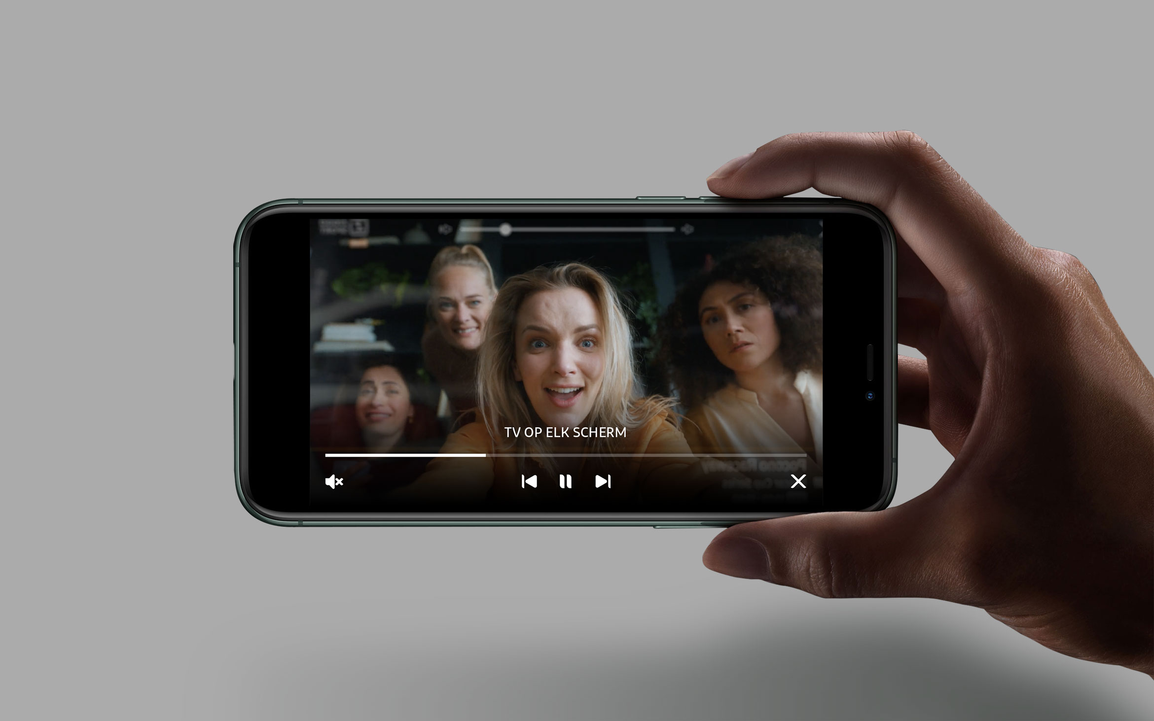 Fullscreen video landscape